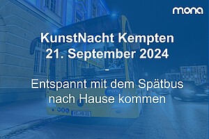 KunstNacht Kempten am 21. September 2024